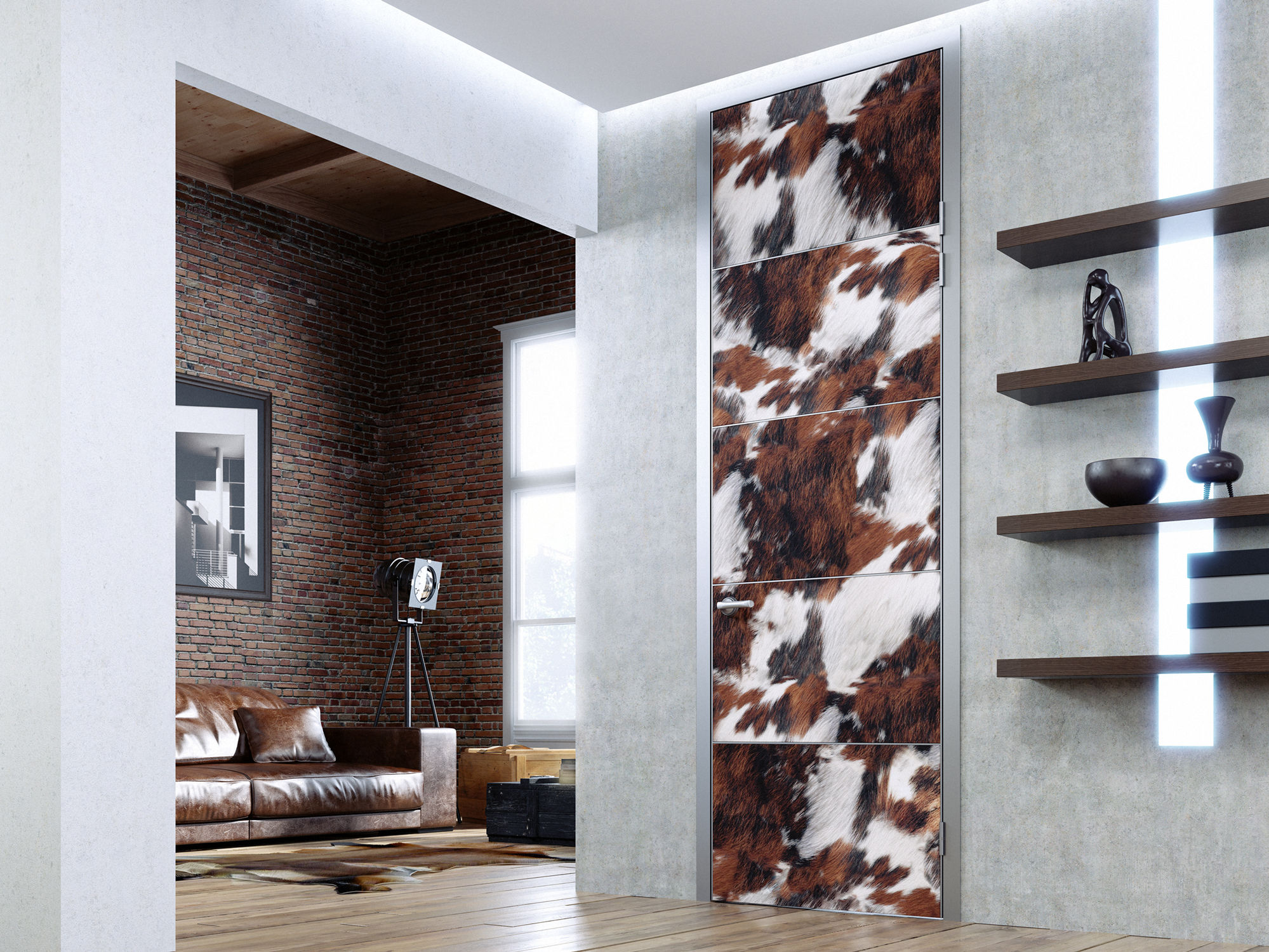 Фото Дверь в шкуре SAVANNA