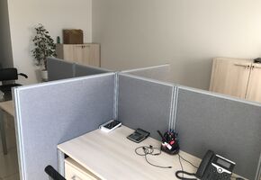 NAYADA-Optima + в проекте Установка мобильных перегородок и дверей в офисе компании 