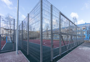 Системы ограждений в проекте Навесные вентилируемые фасады для Лицея №81