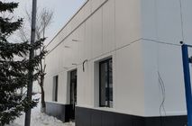 Фасадное остекление и облицовка фасадными кассетами здания Фармсинтез г.Тюмень